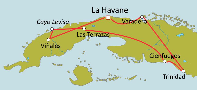 Voyage de Noces à Cuba A partir de 2 850 * 15 jours / 13 nuits Découvrez les richesses de Cuba, pays idéal pour votre voyage de noces.