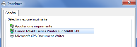Cela signifie que Windows a besoin d'installer un pilote pour pouvoir utiliser l'imprimante depuis LUIGI-PC. Un pilote est un petit logiciel qui permet à Windows de reconnaître le matériel.