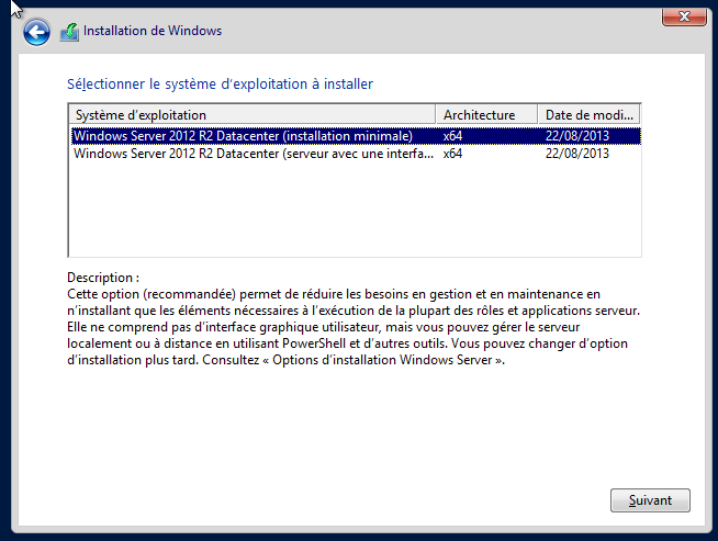 Un CD ou une clé USB d installation de Windows serveur 2012 R2. Outils d'administration de serveur distant pour Windows 8.1 (RSAT) disponibles sur le download center de microsoft Un client Windows 8.