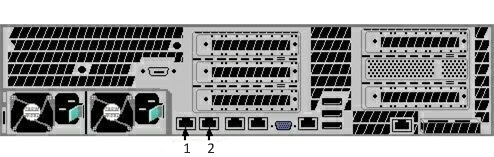 Installation des équipements McAfee ESM Connexion et démarrage des équipements 2 3 Gestion 2 7 IPMI 4 Gestion 3 Pour les équipements DSM-2600/3450 et APM-3450/3460, les ports 4 à 7 sont