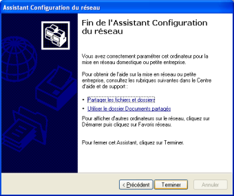Assistant «Configuration réseau» Assistant «Configuration réseau» Hainaut P. 2013 - www.coursonline.