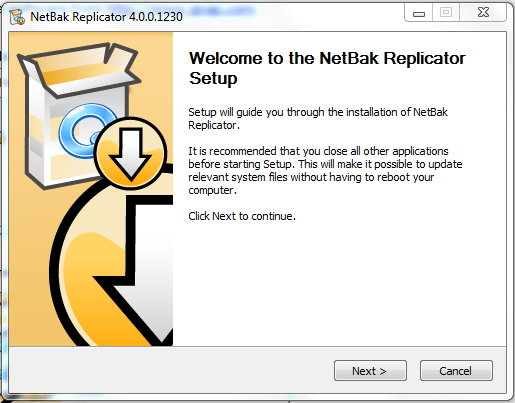 2. Installer le logiciel NetBak Replicator 2.1 Configuration minimale Pentium III ou supérieur Windows 7, Vista, XP(SP2), Windows Server 2003(SP1), Windows Server 2008 128 Mo de RAM ou plus 2.