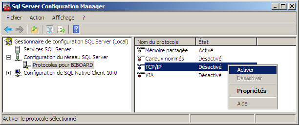 7. Fin de l installation Cliquer sur Fermer après l installation. Fin de l installation de SQL Server 2008 R2 Express 8.
