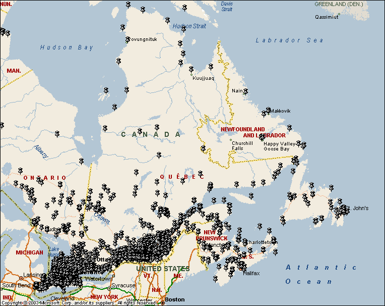 33 effet, dans cette province, on retrouve un plus grand nombre d établissements situés au nord, suivant le développement de l exploitation pétrolière.