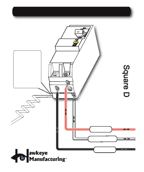 6 Electrical Wiring Square D Diagram 240V GCFI SPA WIRING DIAGRAM FOR CERTIFIED ELECTRICIANS REFERENCE ONLY IMPORTANT: The white neutral wire from the back of the CFGI MUST be connected to an