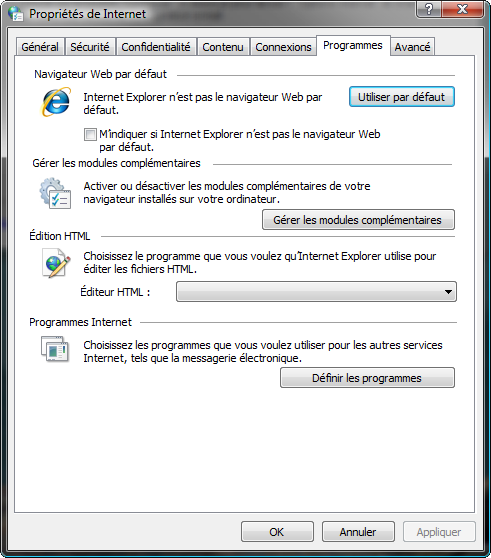 Serveur IceWarp - guide d'installation du connecteur Outlook 4 2 Pré-requis pour Outlook Client de Messagerie par défaut Pour que le connecteur fonctionne, il est indispensable qu'outlook soit défini