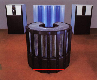 Exemple de supercalculateurs (1) 1985 : Cray 2 (Constructeur : CRAY Inc) Puissance réelle : 1.