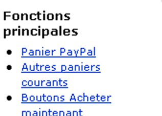 s, Panier PayPal Le Panier PayPal constitue un moyen aisé de créer une boutique en ligne.