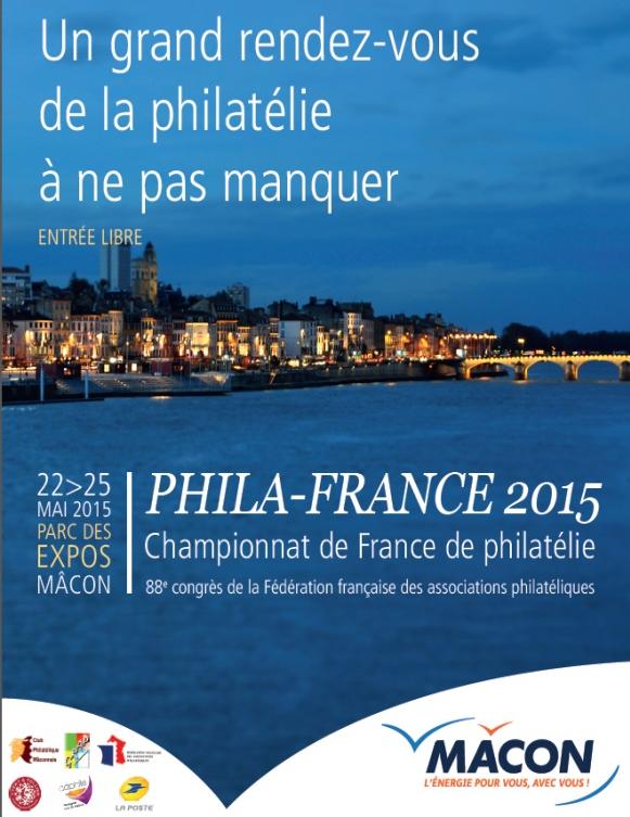 MACON DU 22 AU 25 MAI 2015 PHILA-FRANCE 2015 Championnat