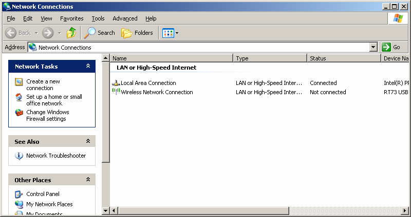 2-1 Conexión inicial de LAN inalámbrica (Windows 2000) Interface Réseau Windows 2000 no admite la configuración de red inalámbrica.