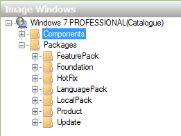 2. Préparation de l environnement de travail 2.1 Chargement d un fichier catalogue Maintenant que le WAIK est installé, il est nécessaire de charger un fichier catalogue.