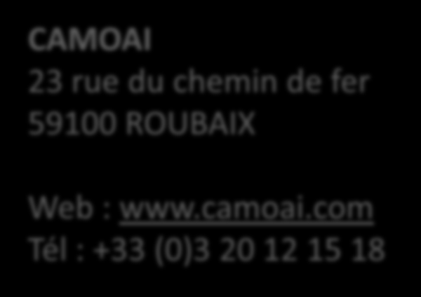 Yannick Desmont Mail : y.desmont@camoai.