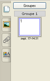 Ajouter une page Coller Plein écran Insérer un tableau Passer d'une Ouvrir, enregistrer Utiliser le Capture page à l'autre un document cache d'écran Outils d'écriture et de tracé : - Mode souris -