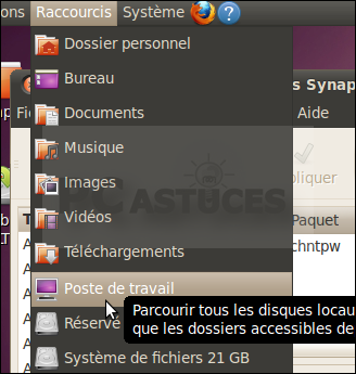 zéro le mot de passe de Windows, vous devez localiser dans Ubuntu le disque dur sur