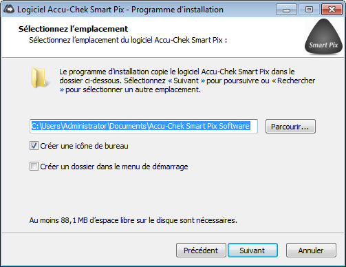 Chapitre 2, Avant l utilisation du système Accu-Chek Smart Pix Copiez le programme sur votre ordinateur de la manière suivante : Ouvrez sur votre PC la fenêtre d affichage du contenu du dispositif