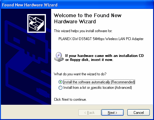 2.2.3 Notes pour les utilisateurs de Windows XP : 1.