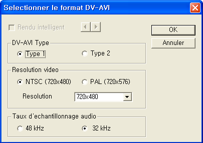 40. honestech Enregistrer en format DV-AVI * Smart Rendering (la méthode intelligente offerte par honestech pour coder le s segments modifiés d une lecture vidéo en transit).