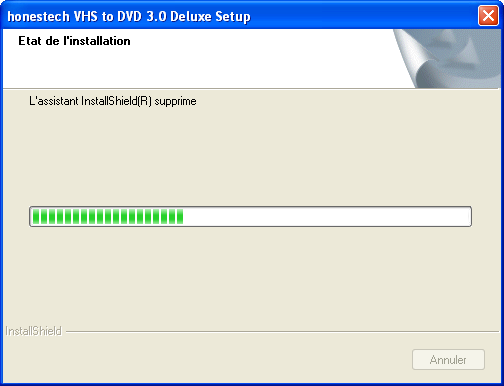 55. VHS to DVD 3.0 Deluxe 7. Désinstallation du logiciel VHS to DVD 3.0 Deluxe de honestech 1.