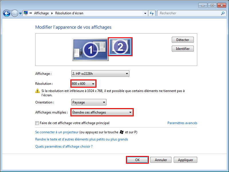 Partie 1 : Matériel nécessaire 1 PC équipé de Windows 7 et des dernières mises à jour Windows. 1 carte graphique équipée de deux sorties écrans ou un PC portable avec une sortie écran.