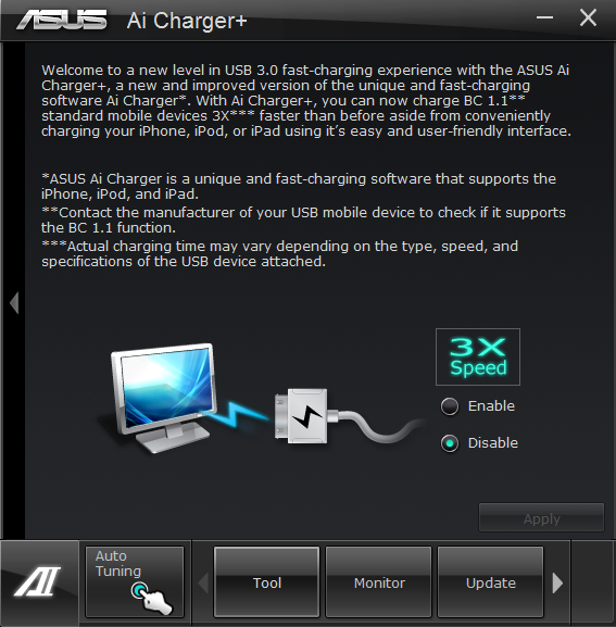 4.3.10 Ai Charger+ Battery Charging Version 1.1* (BC 1.