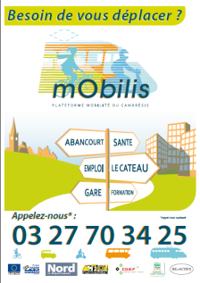 Mobilis Plateforme Mobilité Mobilis est une plateforme portée par 4 associations : Re-actifs, Solidarité Multi Service (SMS), COEF 3 et ACTION.