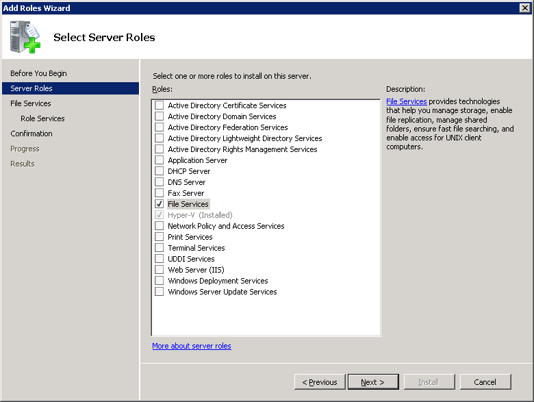 Installation et configuration de systèmes de gestion de fichiers en réseau pour la récupération granulaire de Microsoft Exchange Server Configuration des Services pour NFS (Network File System) sur