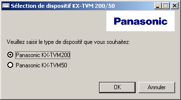 1.3 Démarrage de la Console de maintenance KX-TVM 1.