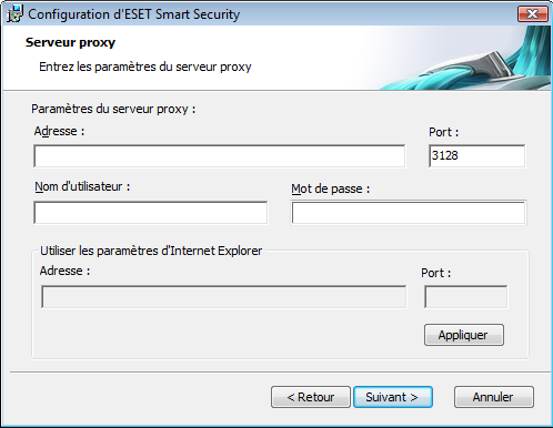 Activez l option Activer la détection d applications potentiellement indésirables pour permettre à ESET Smart Security de détecter ce type de menace (recommandé).