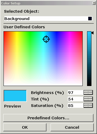 Réglage du R&S FSL R&S FSL Définir et utiliser votre propre palette de couleurs 1.