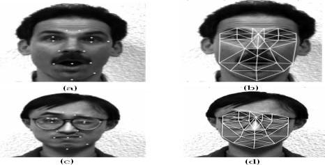 [165] utilisent un masque 3D pour enregistrer la vue frontale avec la vue de profil.