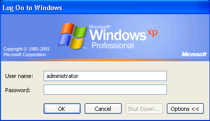 Configuration de l apparence 13. Appuyez sur «Connect» (connexion). La fenêtre de connexion à distance à un ordinateur s affiche. Figure 38. Connexion à distance au bureau Se connecter à Windows 14.