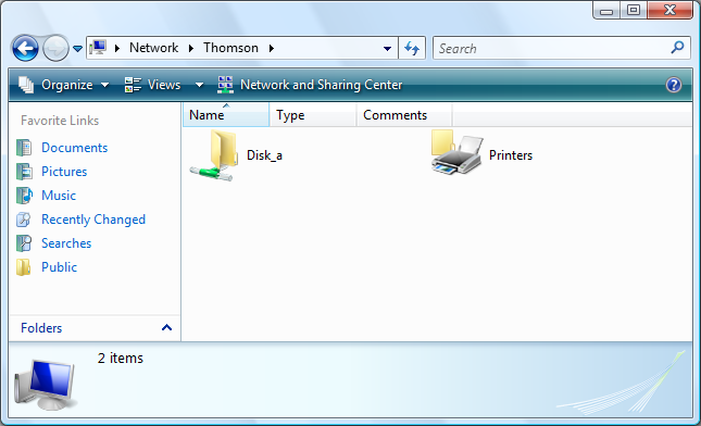 6 Partage du contenu en cours sur votre Thomson Accès au contenu partagé sur Windows Procédez comme suit : 1 Ouvrez Windows Explorer.