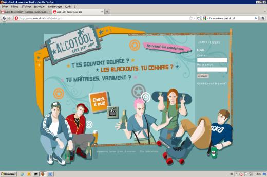 Site : http://www.anpaa-bretagne.fr/images/stories/simulateur/index.html Auteur : ANPAA Bretagne, France. Lieu de ressources sur les problématiques d'addiction et d'alcool, pédagothèque.