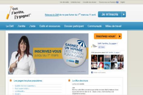 TABAC Dix sites internet de prévention du tabac et proposent du coaching par mail, chat en ligne, forum. Un site québécois fait le lien avec Facebook et Youtube.