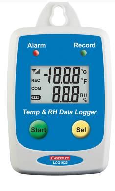 DATALOGGERS SEFRAM LOG1601 et LOG1620 Présentation des minis enregistreurs : Les minis enregistreurs SEFRAM LOG1601 et LOG1620 permettent d enregistrer des températures et un taux d humidité relative