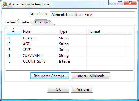 (1) (2) 4.1.3 Exportation des résultats Il ne reste plus qu à exporter les résultats dans un fichier au format Excel.