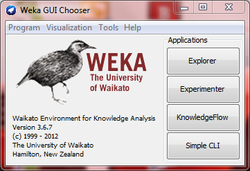Outils Weka (Waikato Environment for Knowledge Analysis) (Environnement Waikato pour