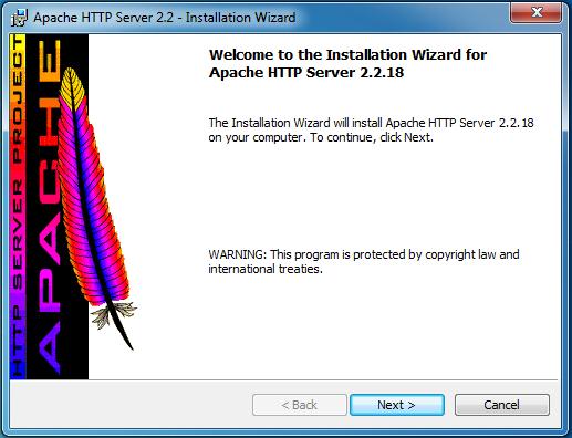 Dans le cas présent, nous allons baser l installation sur la toute dernière version d Apache qui est : 2.2.18. Voila un lien direct pour la télécharger : http://apache.opensourceresources.