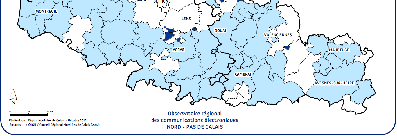 Partie 1 Le haut et très haut débit en Nord-Pas de Calais : situation et perspective 1.2.