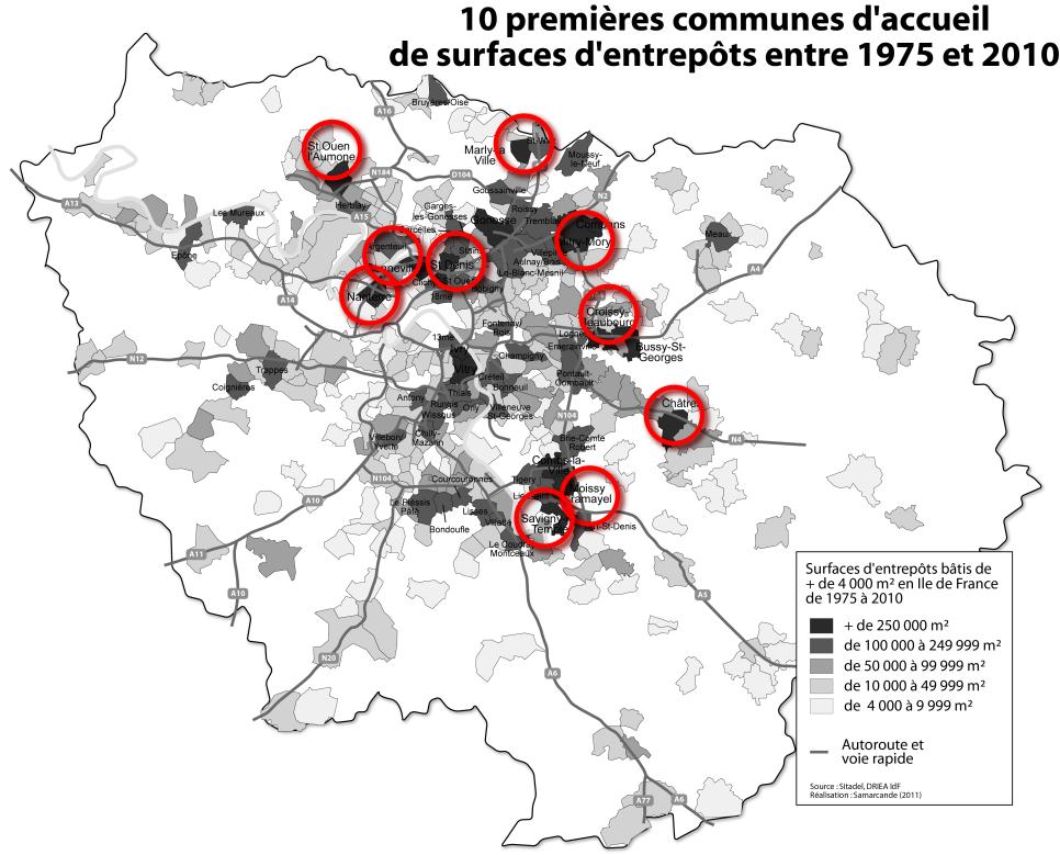 1. La démographie du parc immobilier logistique francilien La Seine et Marne, premier département logistique de France, compte pour 28% de cette dynamique, loin devant le Val d Oise (17%), l Essonne
