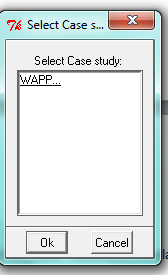 This window will open: / Cette fenêtre s'ouvre: Select WAPP and your country code to be analyzed. (Table 1) Sélectionnez WAPP et votre code de pays à analyser. (Tableau 1) Table 1.