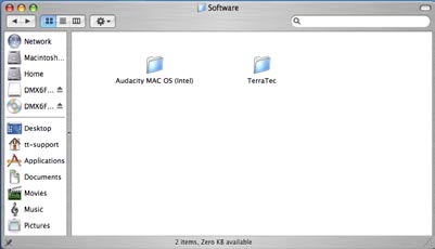 4. Achevez la configuration en cliquant sur «Terminer». Installation du pilote du DMX 6Fire USB sous MAC OS 10.