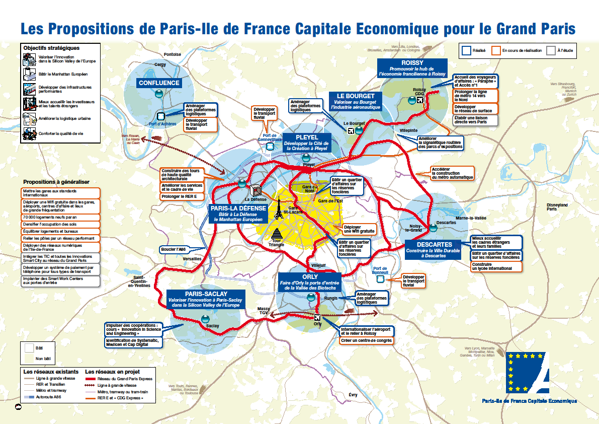 Le lobby des grandes entreprises internationales réuni autour de la structure Paris Ile de France Capitale Économique