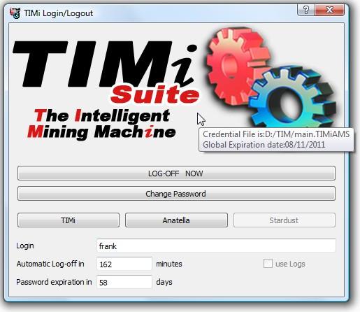 outil de login en ligne de commande: Par exemple, la commande suivante : timilogin <applicative_login> <password> permet d identifier l utilisateur applicatif ayant le login <applicative_login> sur