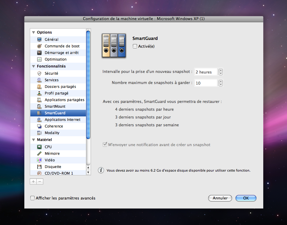 Tutoriel sur les Sauvegardes automatiques de Windows Parallels Desktop pour Mac comprend une fonction qui facilite la planification et la création des sauvegardes de Windows.