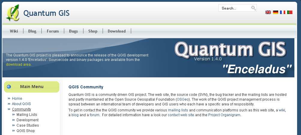 Documentation et Aide Quantum GIS (QGIS) www.qgis.