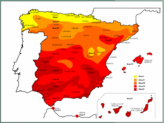 II. L énergie solaire De part son ensoleillement (Figure 6), l Espagne doit pouvoir trouver dans l énergie solaire, notamment photovoltaïque, une autre source