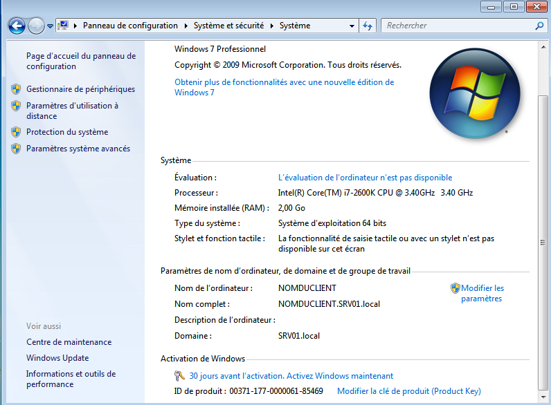 129 Récapitulatif : Utilisation du Windows 7 Pro Fast-Apps, installation de Mozzila par défaut automatisation réalisée Fin du