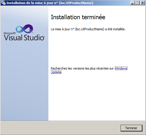 42 INSTALLER REPORT VIEWER 2010 Double clic sur l exécutable ReportViewer s