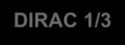 Chercheurs / ingénieurs organisé en VO FG-DIRAC 1/3 Besoin : traitement et/ou stockage de données scientifiques pour la VO Service mutualisé proposé par France Grilles: FG-DIRAC la VO bénéficie du